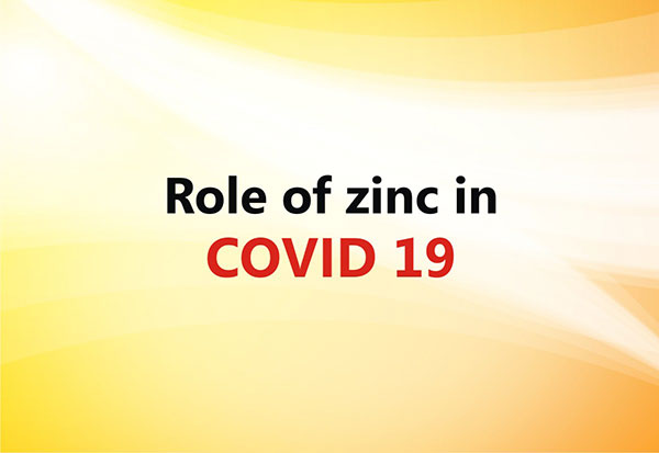Zinc can play important role in extenuating covid19