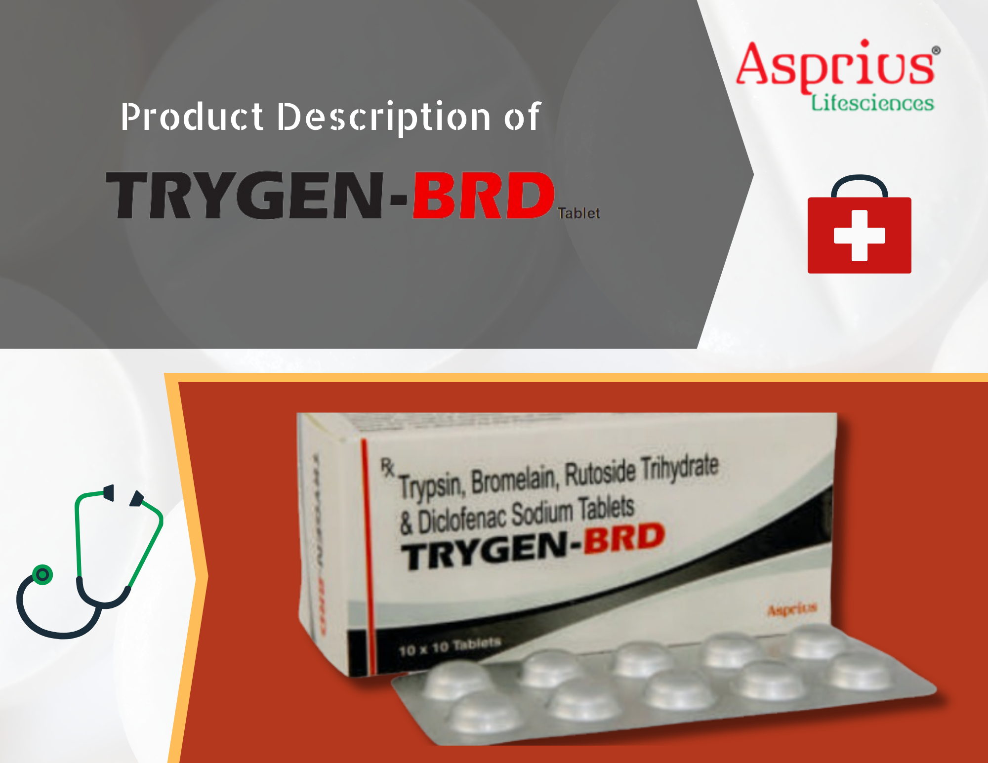 Brief Product Information on TRYGEN-BRD